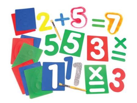 Washable Stencils Numbers Pk 12-MB - Image 1