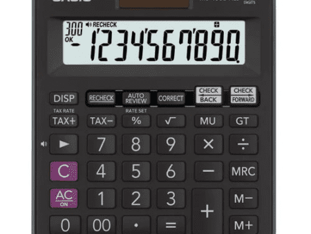MJ-100D Plus 10-Digit Basic Calculator Black - Image 1