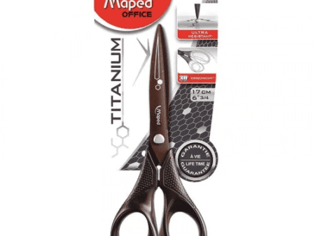 Maped 8 Inch Expert Scissors Brown - Image 1