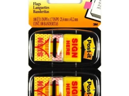 3M POST IT TAPE FLAG SIGN HERE - Image 1