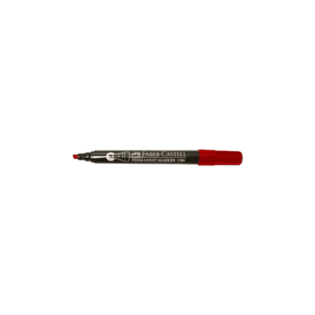 School Stationery Supplies Faber-Castell Chisel Tip Permanent Marker Pkt/10 Pcs - Image 4
