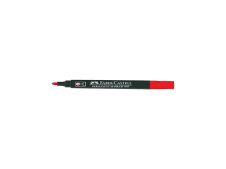 Faber Castell Permanent Marker Bullet Tip Pkt/10 Pcs - Image 4