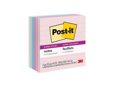 Fantastick Pink Sticky notes 4x4 inch - Image 1