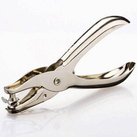 Deli E0114 One Hole Punch Plier Silver - Image 1