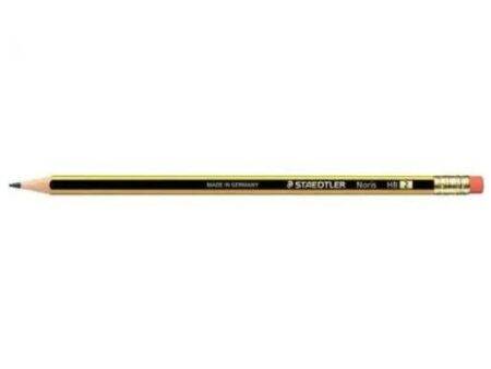 Staedtler Noris Pencil With Rubber Tip Pkt/12 Pcs - Image 1