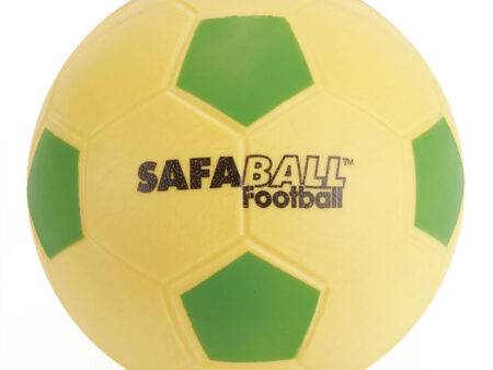 SAFABALL SOFTTOUCH FOOTBALL  SIZE 5, GREEN/YELLOW-BS - Image 1