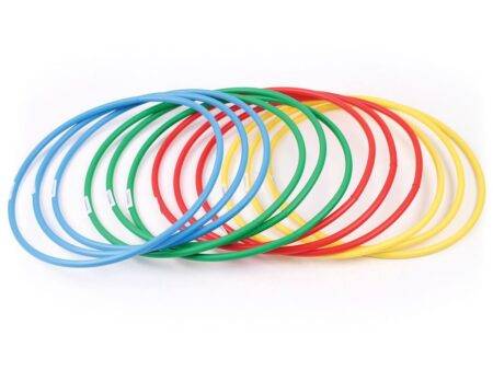 DELUXE HOOP  450MM,MIXED COLOURS, SET OF 12-BS - Image 1