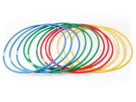 DELUXE HOOP 600MM, MIXED COLOURS, SET OF 12-BS - Image 1