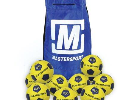 MASTERPLAY PLAYGROUND FOOTBALL SIZE 3, BAG OF 10-BS - Image 1
