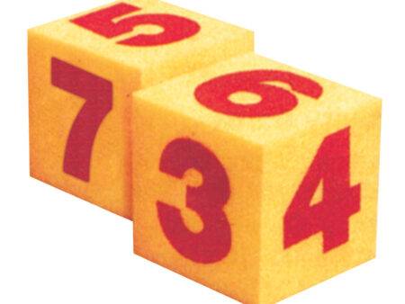 GIANT SOFT NUMBERED DICE  PAIR-BS - Image 1