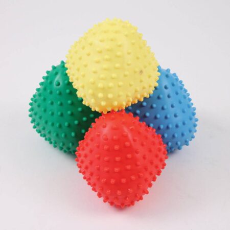 SPIKY PYRAMID BALL  20CM DIA., SET OF 4-BS - Image 1