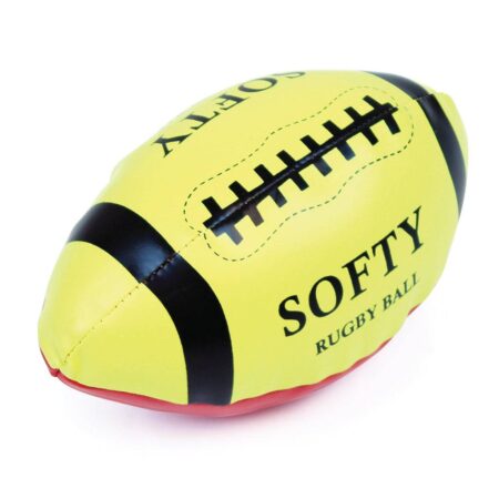 School Stationery Supplies SOFTY PLAY BALL RUGBY SHAPE, LENGTH 200MM-BS - Image 1