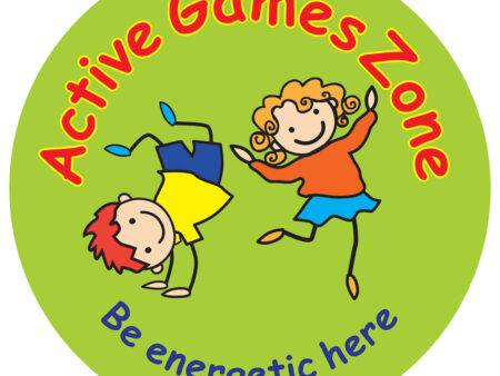 PLAYTIME ZONE SIGNS  ACTIVE GAMES ZONE-BS - Image 1