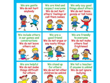 POSITIVE PLAYTIME WALL SIGNS BULLY FREE ZONE-BS - Image 1