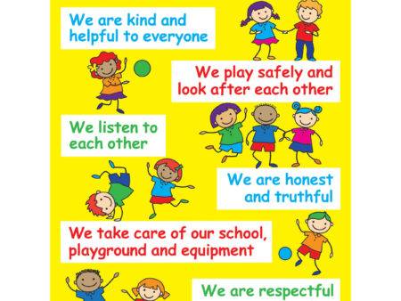 POSITIVE PLAYTIME WALL SIGNS  PLAYGROUND RULES-BS - Image 1