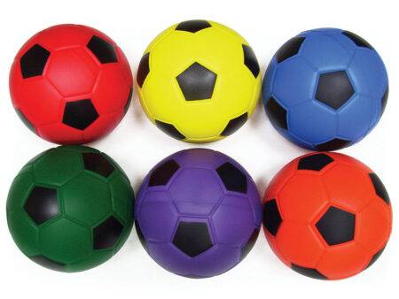 COATED FOAM PANELLED BALL  20CM, SET OF 6-BS - Image 1