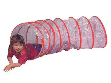 PLAY TUNNEL 1.83M X 57CM DIA., CLEAR-BS - Image 1