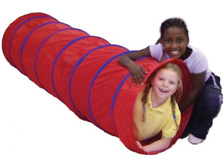 PLAY TUNNEL 1.83M X 57CM DIA., RED-BS - Image 1