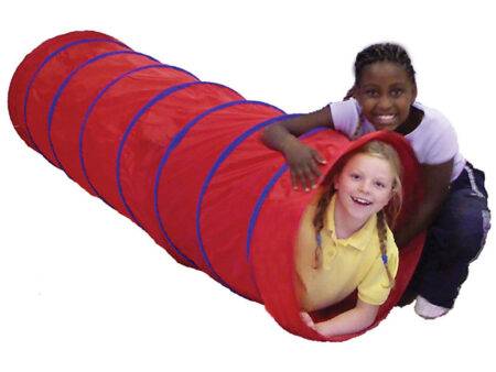 PLAY TUNNEL  2.74M X 57CM DIA., RED-BS - Image 1