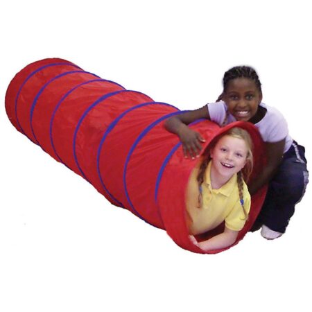 PLAY TUNNEL  2.74M X 57CM DIA., RED-BS - Image 1