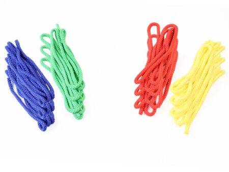 COLOURED GYM ROPE  2M, SET OF 12-BS - Image 1