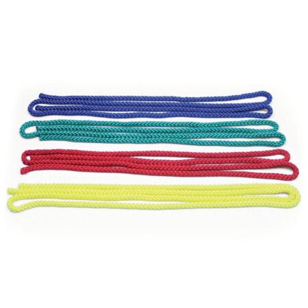 COLOURED GYM ROPE  2M, MIXED COLOURS, SET OF 4-BS - Image 1