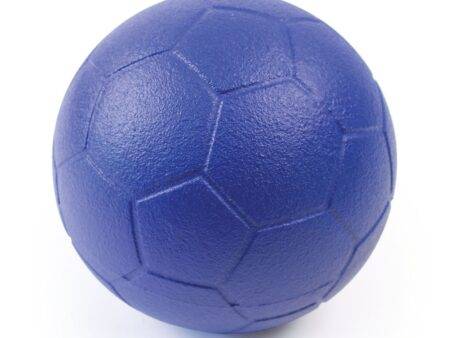 COATED FOAM 32 PANEL FOOTBALL 200MM, (65KG/M3), BLUE-BS - Image 1