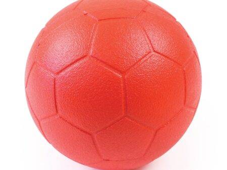 COATED FOAM 32 PANEL FOOTBALL 200MM, (65KG/M3), RED-BS - Image 1
