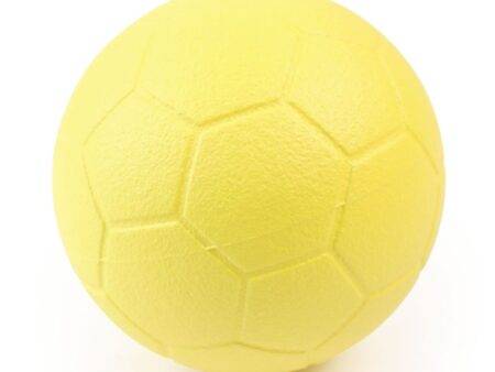 COATED FOAM 32 PANEL FOOTBALL 200MM, (65KG/M3), YELLOW-BS - Image 1