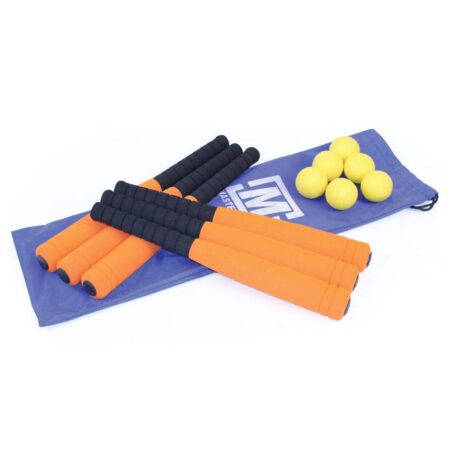 School Stationery Supplies 480MM RUBBER FOAM BAT AND BALL BAG OF 6-BS - Image 1