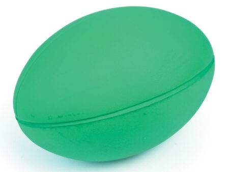 SKINNED FOAM MIDI RUGBY BALL  GREEN-BS - Image 1