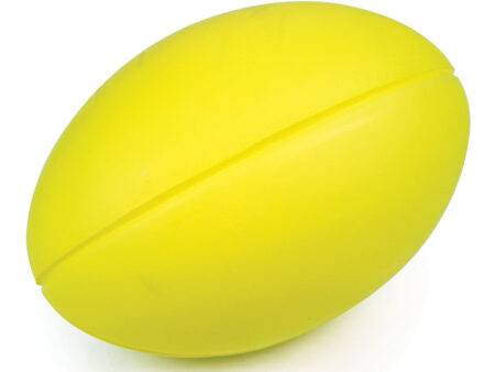 SKINNED FOAM MIDI RUGBY BALL YELLOW-BS - Image 1