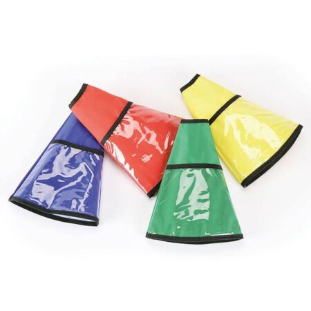 CLEAR POCKET CONE SLEEVE  SET OF 10-BS - Image 1