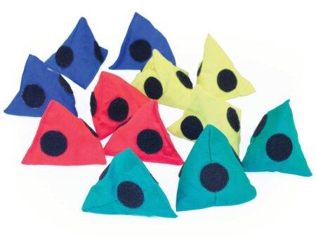 HOOK AND LOOP PYRAMID BEAN BAG  SET OF 12-BS - Image 1
