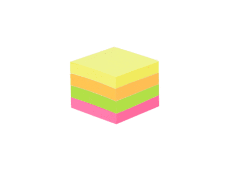 Deli Sticky Notes 3x3 inch Neon - Image 1