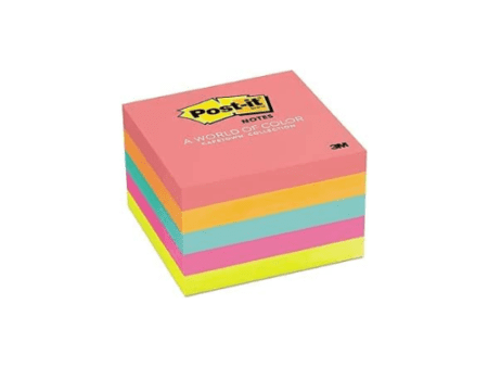Post-It Pads 3 x 3 Neon - Image 1