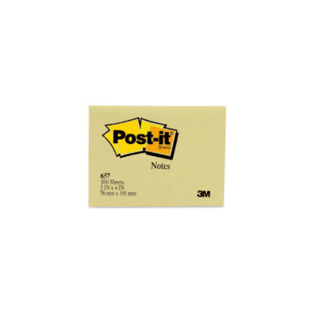 3M POST-IT NOTES 3 X 4 - Image 1