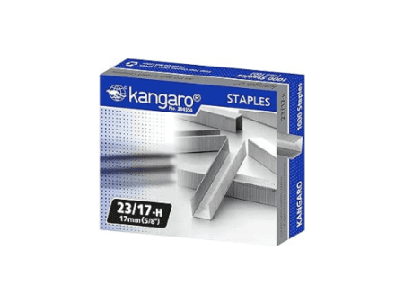 Kangaro Staple Pins 23/17 mm Size Pack Of 1000 Pcs - Image 1