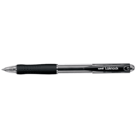 School Stationery Supplies Uni-Ball Sn100 Laknock Ballpoint Fine Pen Pkt/12 Pcs - Image 1