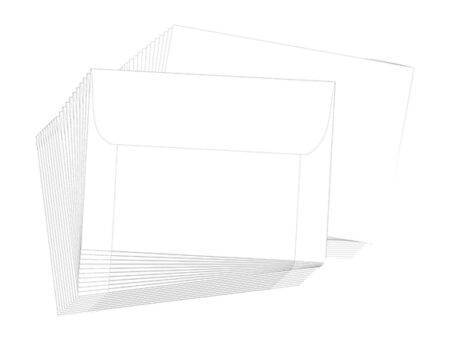 Envelope White 4 x 3 inches Box Of 1000 Pcs - Image 1