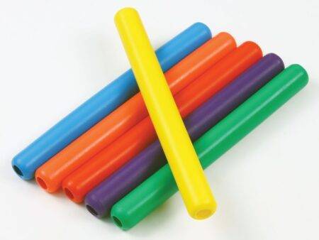 PLASTIC RELAY BATONS  SENIOR, 38MM DIA, SET OF 6-BS - Image 1