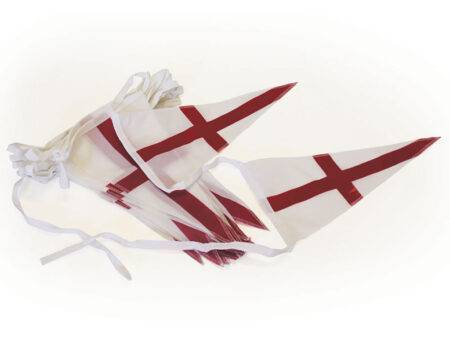 NYLON BUNTING FLAG  ST GEORGE'S CROSS , 6 X 10M ROLL-BS - Image 1