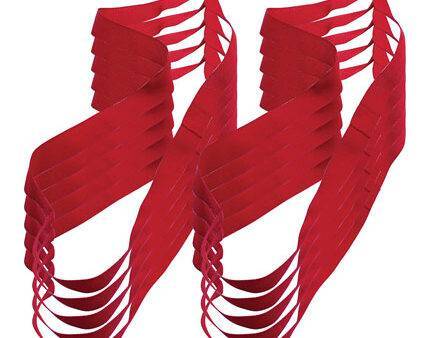 TEAM BAND  POLYESTER, RED, SET OF 10-BS - Image 1