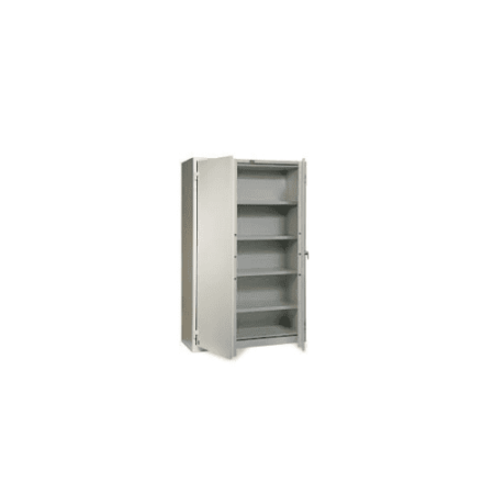 Fire Resistant Cupboard - Digital Lock, Light Grey - Image 1