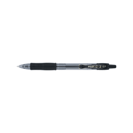 School Stationery Supplies Pilot G2 Rollerball Pen, Retractable, Refillable, Extra Fine, 0.5mm Pkt/12 Pcs - Image 1