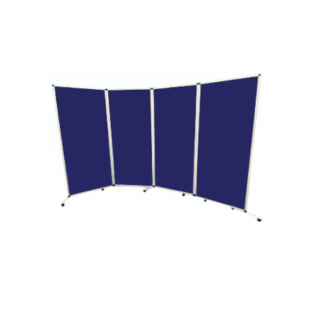 School Stationery Supplies Mobile 4 Panel Folding Display Boards - Image 4
