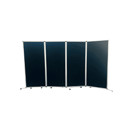School Stationery Supplies Mobile 4 Panel Folding Display Boards - Image 1