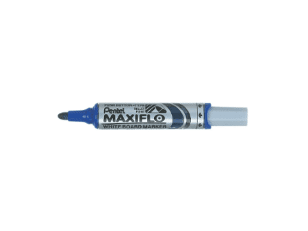 Pentel Maxiflo Bullet Tip Whiteboard Marker Pkt/12 Pcs - Image 2
