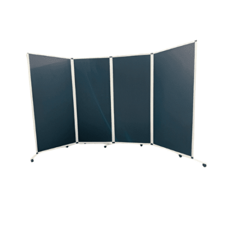 School Stationery Supplies Mobile 4 Panel Folding Display Boards - Image 2