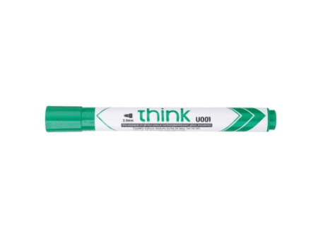 Deli Think Whiteboard Marker 2.0 mm Bullet Tip Pkt/12 Pcs - Image 3